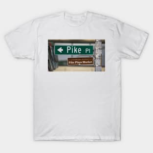 Pike Place Street Sign T-Shirt